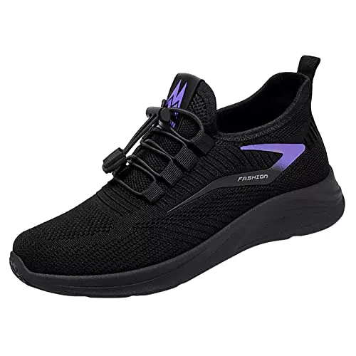 Generisch Damen Slip On Sneaker - Atmungsaktive Freizeitschuhe für Sport und Alltag