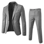 Herren Anzug Slim Fit Blazer Set für Hochzeiten und festliche Anlässe