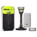 Gillette Labs Nassrasierer für Herren mit Reinigungs-Element und Reise-Etui