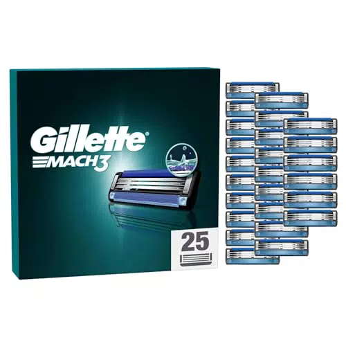 Gillette Mach3 Rasierer Nachfüllpackungen für Männer mit 3 Klingen