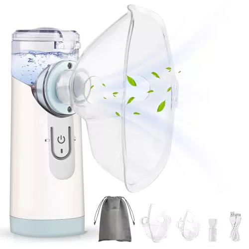 Gindoly Inhalator - Tragbares, geräuscharmes Inhalationsgerät für Atemwegserkrankungen