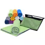 Sportliches Mikrofaser Handtuch-Set für Sauna, Fitness und Sport