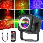 Gobikey Discokugel – Musikgesteuertes Partylicht mit Fernbedienung und USB Kabel