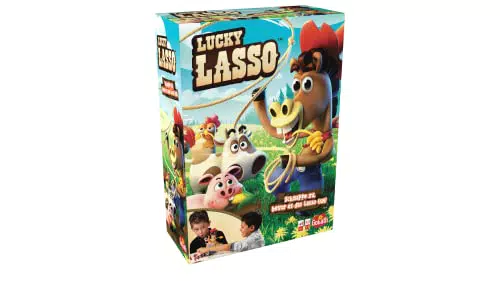 Goliath Lucky Lasso, Brettspiel Kinder ab 4 Jahren, Gesellschaftsspiele für 2 bis 5 Spieler