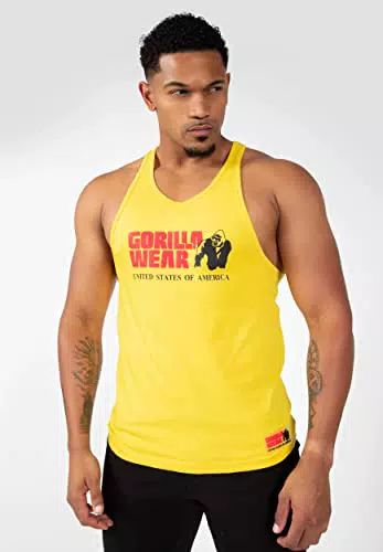 Gorilla Wear Classic Fitness Tank Top - Bequemes Baumwolloberteil für Sport und Freizeit