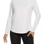 Gyabnw Damen Yoga Shirt Rundhals – Sportoberteil für Fitness und Laufen