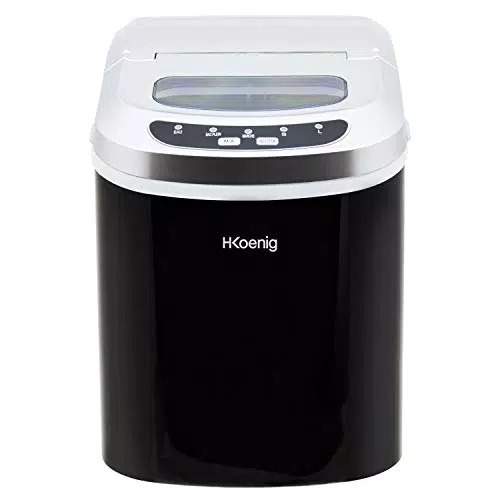 H.Koenig KB12 Eiswürfelmaschine - 12 kg Eis täglich, 2 Größen, schnelle Produktion