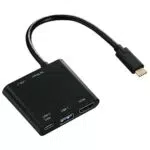 Hama USB Type-C Hub mit 2x USB 3.1, 1x USB-C und 1x HDMI für Laptop und Tablet