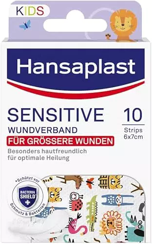 Hansaplast Sensitive Kids Wundpflaster für schmerzarme Wundversorgung