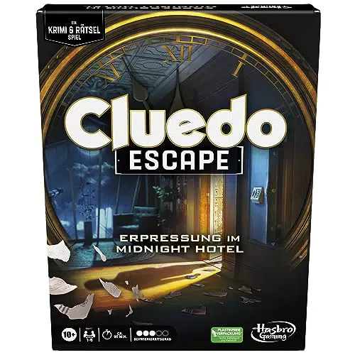Hasbro Cluedo Verrat in der Villa, EIN Krimi- und Rätselspiel
