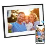 Hesmor Frameo 10,1 Zoll Digitaler Bilderrahmen WLAN mit 1280x800 HD Touchscreen