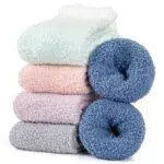 Hocerlu Flauschige Kuschelsocken für Damen – Thermo, Superweich und Elastisch