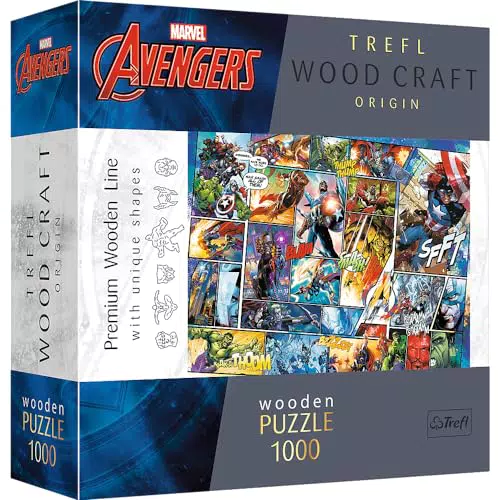Marvel Holz Puzzle – Avengers im Marvel Comic Universum