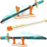 Ideas Demon Slayer Schwert Cosplay Kochou Shinobu Katana mit Halterung für Erwachsene und Jungen