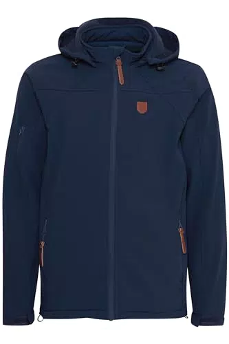 Indicode Jonas Softshell Jacke, Größe:L, Farbe:Navy