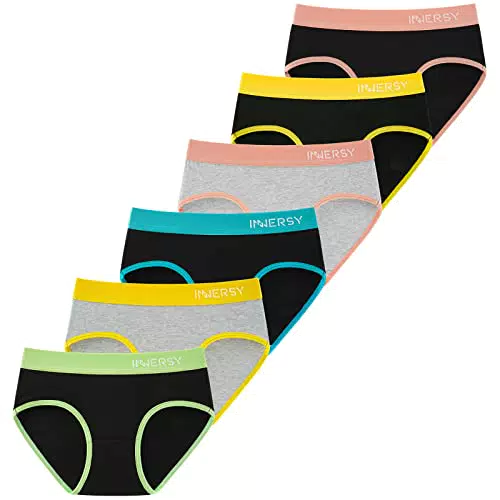 INNERSY Mädchen Unterwäsche aus weicher Baumwolle – Bequeme Sport Panty