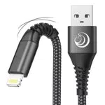Aioneus iPhone Ladekabel - MFi Zertifiziertes Lightning Kabel, Nylon USB Ladekabel für iPhone und iPad