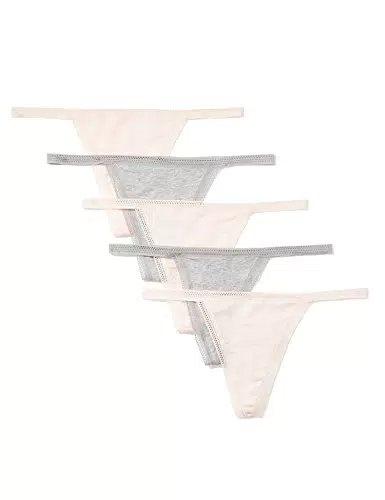 Iris & Lilly Damen G-String Unterwäsche Baumwolle, 5er-Pack