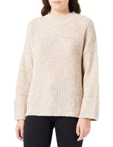 JACK & JONES JXELLINORA Damen Crew Neck Strickpullover