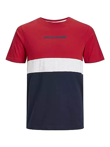 Jack & Jones Herren JJEREID Blocking Tee T-Shirt