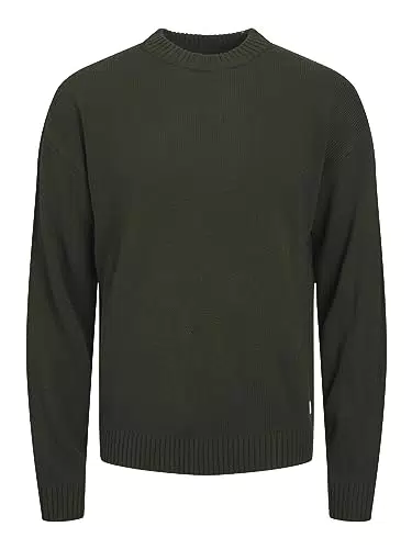 Jack & Jones JJEJACK Strickpullover mit Rundhalsausschnitt
