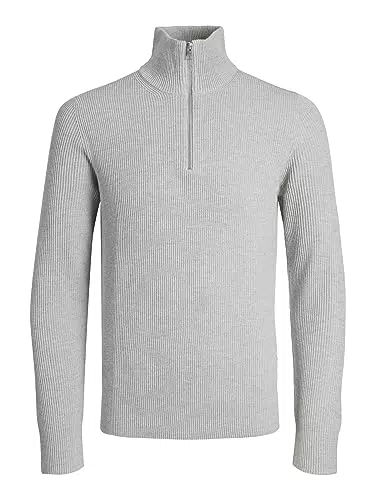 JACK&JONES JPRCCPERFECT Strickpullover mit halbem Reißverschluss für Herren