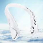 Jialexin Tragbarer Nackenventilator - Wiederaufladbarer Ventilator mit 3 Geschwindigkeiten