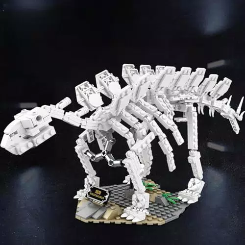 Stegosaurus Luminous Baustein – Dinosaurier Spielzeug für Jungen 8-14 Jahre