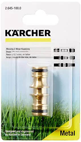 Kärcher Zwei-Wege-Kupplung aus Messing - Hochwertige Verbindungslösung