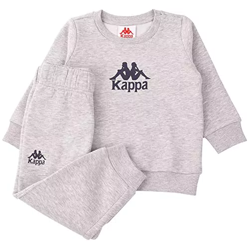 Kappa Kinder Jogginganzug Unisex - Langarm Sweatshirt und Jogging Hose