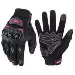 KEMIMOTO Motorradhandschuhe Herren mit Knöchelprotektor und Touchscreen