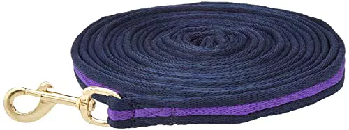 Kerbl 321491 Softlonge 8 m, schwarz / rot