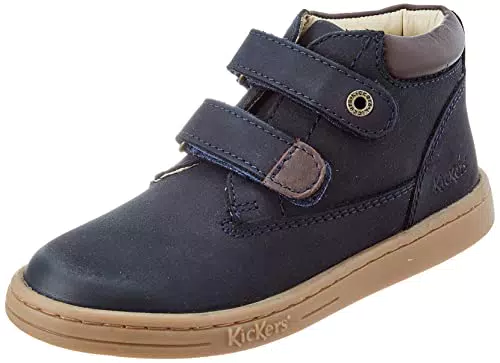 Kickers Jungen Unisex Kinder Tackeasy Oxford-Schuh, Camel Braun