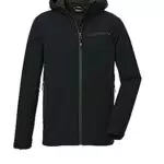 killtec Jungen Softshelljacke mit Kapuze - Wasserabweisende Outdoorjacke KOW 157