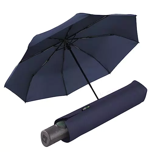Knirps nachhaltiger Damen Taschenschirm Vision Duomatic - dust