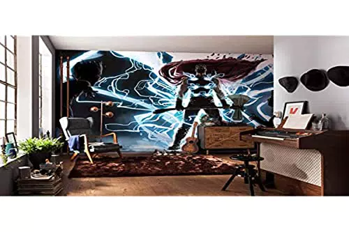 Komar Fototapete Thor God of Thunder für Jungenzimmer und Kinderzimmer
