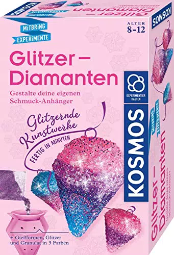 KOSMOS Glitzer-Diamanten Experimentierset für Kinder von 8-12 Jahren