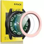 KSKSPE Displayschutzfolie für Samsung Galaxy Watch 6 Classic - Kratzfestes Glas