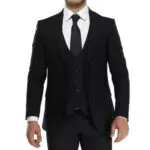 Kurt Premium Herren Anzug Slim Fit mit Weste für Business und Hochzeit