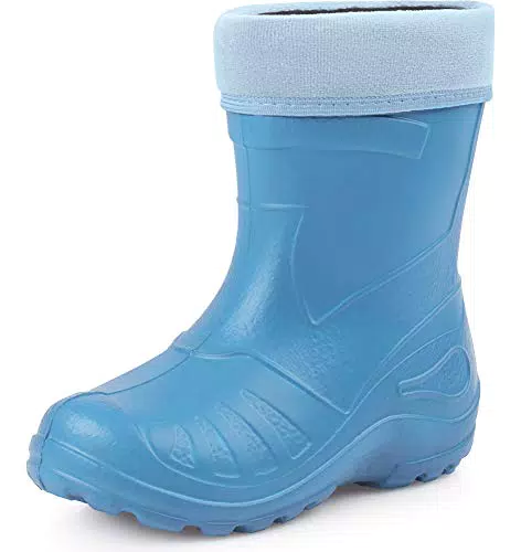 Ladeheid Gummistiefel Kinder - Federleichte, wasserdichte Thermo Regenstiefel KL050