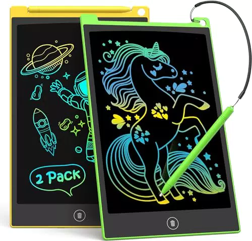 LCD Schreibtafel 8,5 Zoll für Kinder und Erwachsene, wiederverwendbarer Zeichenblock