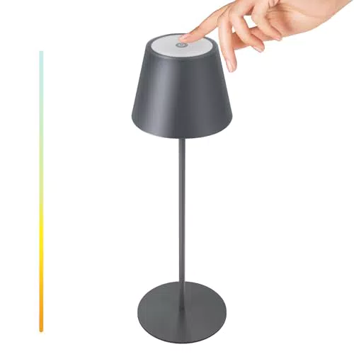 "Marke LED Akku Tischlampe Dimmbar für Outdoor mit Speicherfunktion"