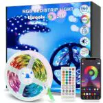 LED Strip 10m, Bluetooth LED Streifen Selbstklebend