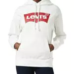 Levi's Damen Graphic Standard Hoodie, Sportswear 2.1 White +