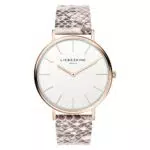 Liebeskind Berlin Damen Analog Quarz Uhr mit Sneakoptik Armband