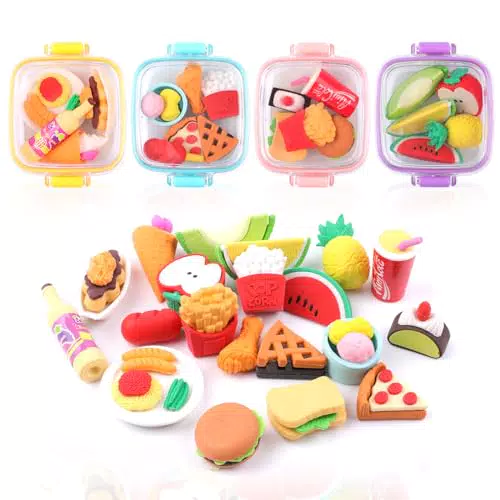 Kawaii Radiergummi für Kinder – Lustige Radiergummis für Lernen und Spielen