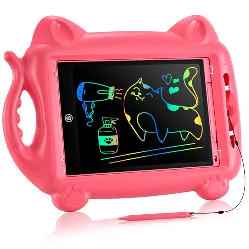 PINKCAT Magnettafel Kinder - Zeichenpad Maltafel Abwischbar für Kreativität
