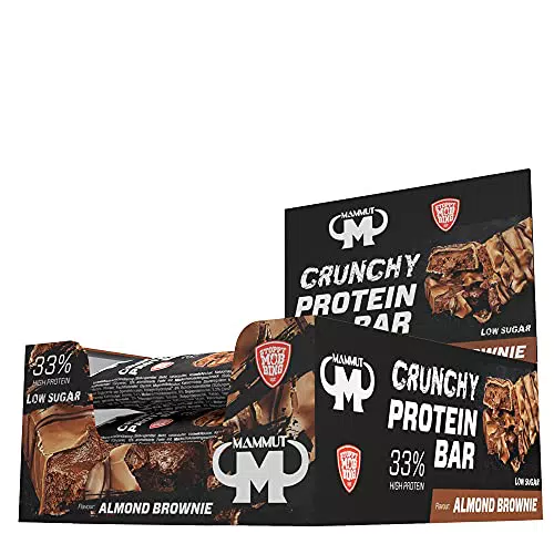 Mammut Nutrition Crunchy Protein Bar mit 15 g Protein und nur 1