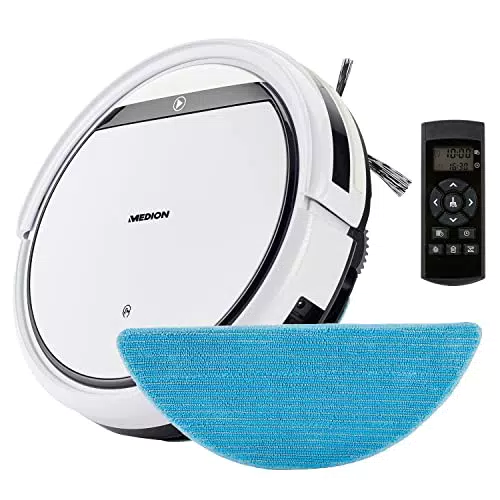 MEDION E32 Saugroboter mit Wischfunktion – 2in1 Roboterstaubsauger für Allergiker