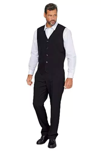 Men Plus Weste Baukasten Regular Fit für Herren in Übergrößen